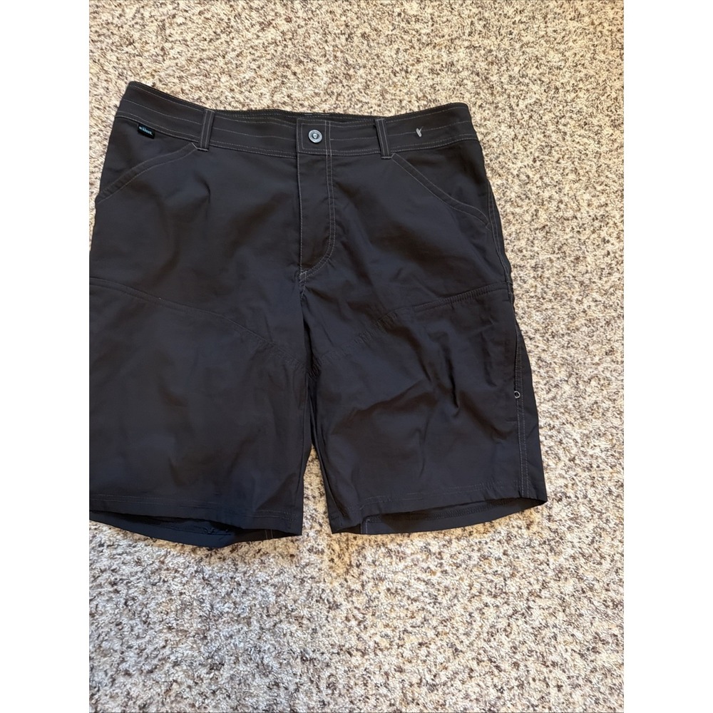 Kuhl Men's Cargo Style Hiking Utility Shorts Gray Size 36 10" Inseam Outdoor